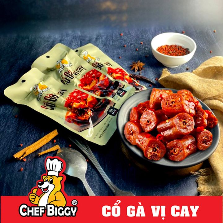 20 chiếc Cổ gà CHEF BIGGY siêu ngon chính hãng - Hàng Việt Nam, có chứng nhận vệ sinh an toàn thực phẩm