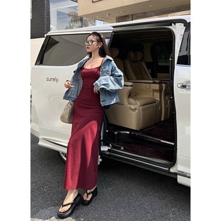 ĐẦM MAXI ĐỎ DÂY( sẵn tại shop)