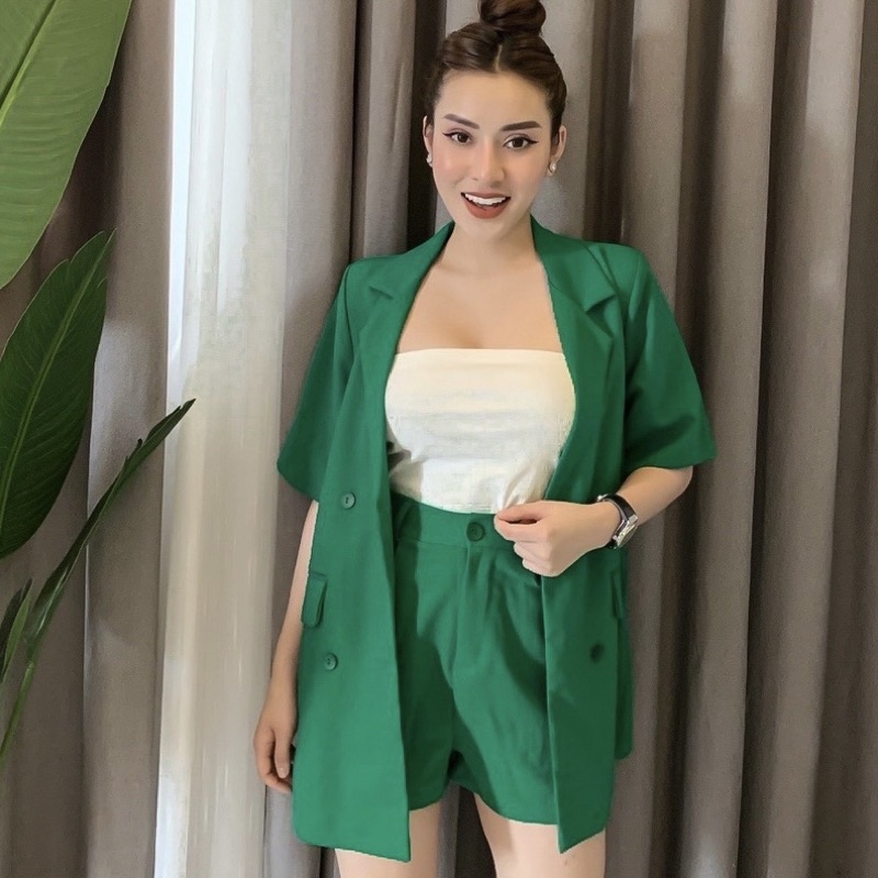 Blazer ngắn tay thanh lý