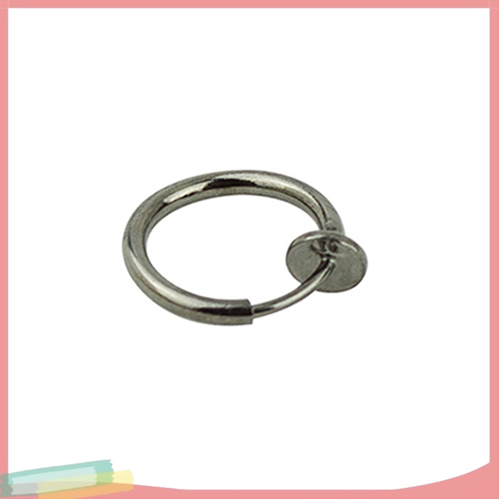 Khuyên tai mũi môi hình vòng tròn cá tính thời trang cho nam nữ