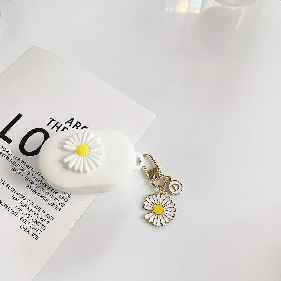 Vỏ Silicon Hình Hoa Cúc Bảo Vệ Hộp Sạc Tai Nghe Sony WF-C500 Sony C500