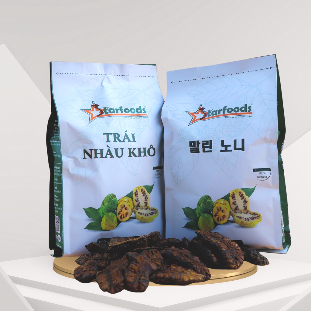 Trái nhàu khô loại xuất khẩu Hàn Quốc - Gói 500 Gram