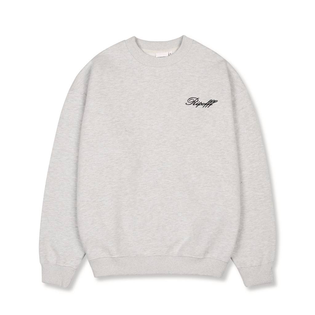 RIPOFFF Logo Sweater 2.0 - Cream
