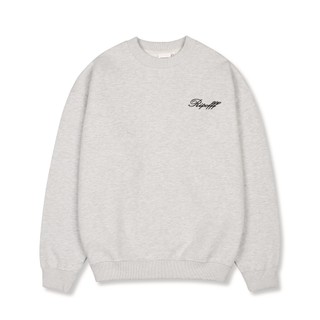 RIPOFFF Logo Sweater 2.0 - Cream (Áo Sweater tay dài nỉ bông)