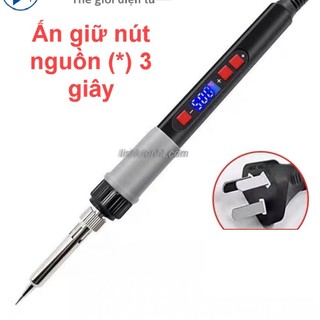 linh kiện Mỏ hàn điện tử loại tốt có chế độ tự động ngắt tăng giảm nhiệt độ/ bật tắt nguồn