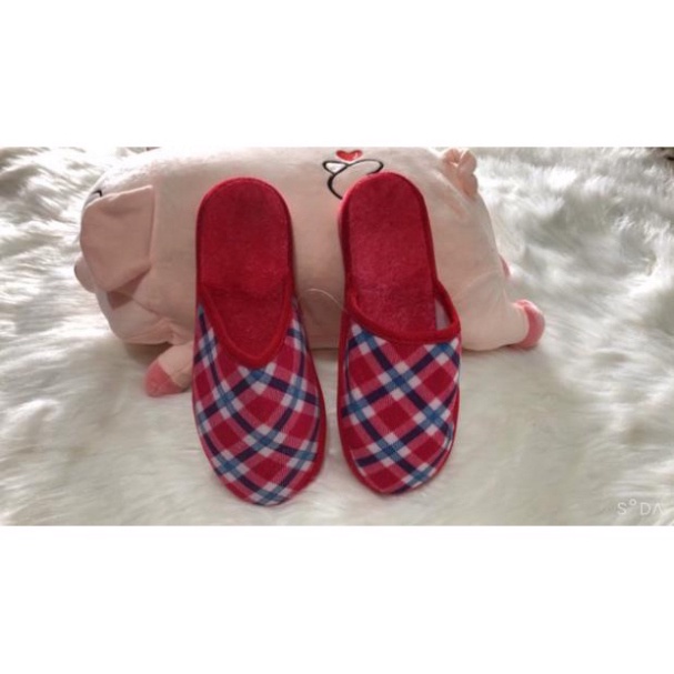 Dép nỉ bông dép lông đi trong nhà mùa đông