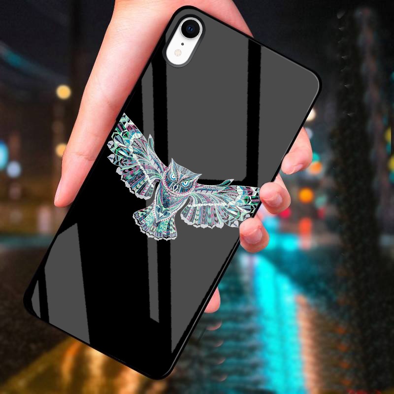 Ốp Lưng IPHONE XR mặt kính cường lực cao cấp thiết kế riêng