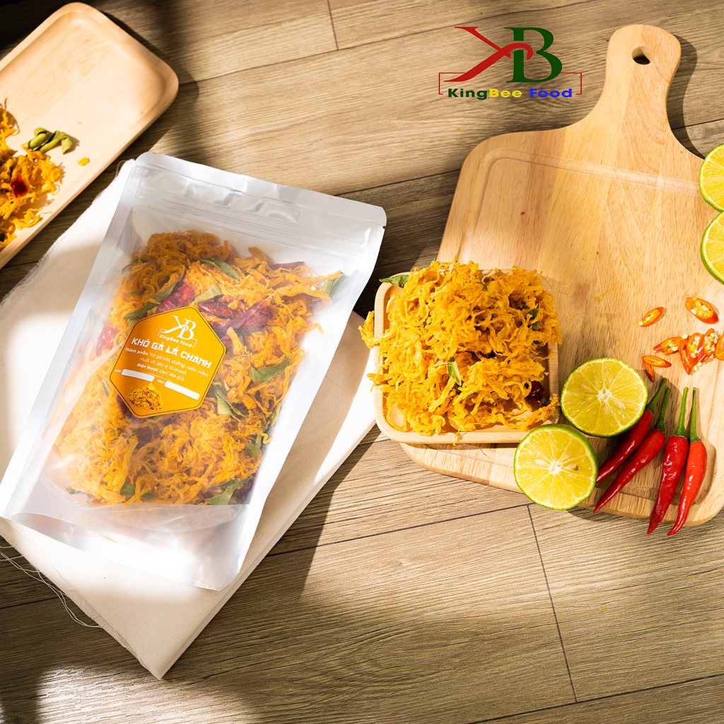 Khô Gà Lá Chanh 500g, 1kg Loại 1 - Chuẩn nhà làm