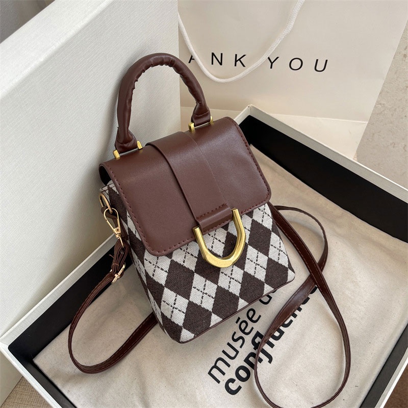 MISCHA Túi Đeo Chéo Vai Bằng Da PU Để Điện Thoại Thời Trang Sành Điệu Cho Nữ