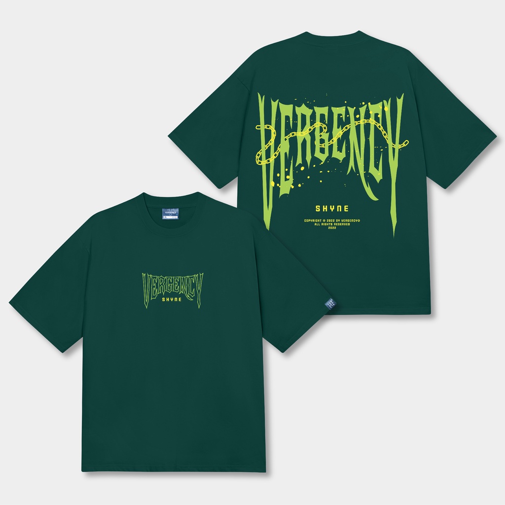 Áo thun nam nữ local brand unisex form rộng tay lỡ Vergency Shyne/SHY hàng chính hãng 6 màu sắc