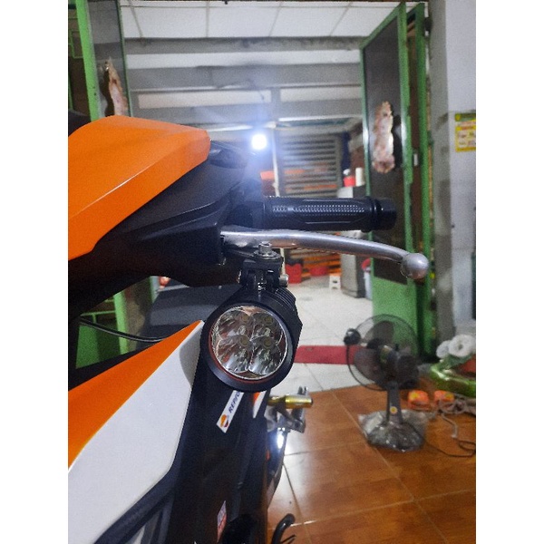 Pát inox 304 lắp trợ sáng tay côn cho winner/exciter