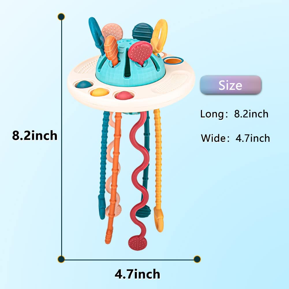 Đồ Chơi Dây Silicone 3 Trong 1 Cảm Biến Ngón Tay Cho Bé