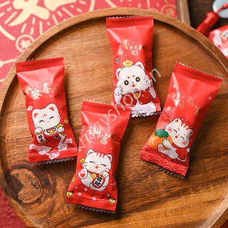 100 Túi kẹo Nougat Mèo tài lộc/ TK5