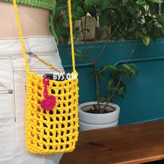 Túi đan len basic một màu dạng lưới siêu dễ phối đồ "Basic Bag"