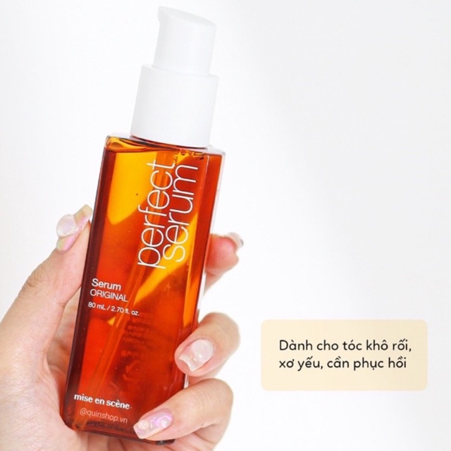 Tinh Chất Dưỡng Phục Hồi Tóc Hư Tổn Missen Mise en Scène Perfect Repair Hair Serum 80ml