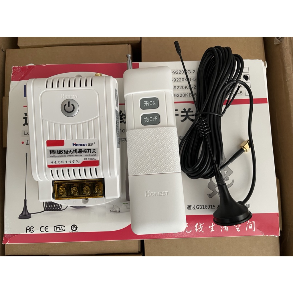 Công tắc điều khiển từ xa 1km 3km 5km Honest HT-9380KG-1, HT-9380KG-3, HT-9380KG-5