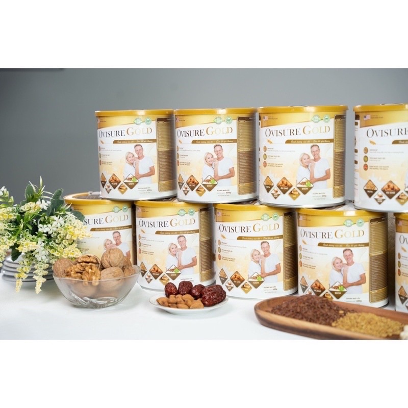 Sữa hạt xương khớp Ovisure Gold 650g hàng chính hãng date mới - tốt cho xương khớp