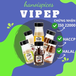 [VIPEP] Gia vị nguyên chất - Bột Hành, Bột Tỏi, Ớt Bột, Bột Sả, Hoa hồi, Bột Gừng, Tiêu Đen, Nghệ Bột, Ngũ Vị Hương
