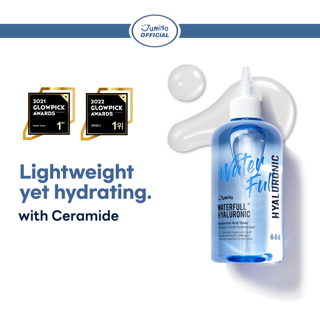 Toner dưỡng ẩm JUMISO Waterfull Hyaluronic cao cấp 250ml