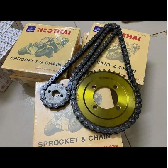 Nhông sên đĩa Future 125 mập , Future mới , Future Neo , Future X  hiệu NEOTHAI cao cấp / Nhông xích Future 125