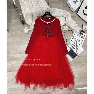 Váy Len Công Chúa Lưới Cực Xinh