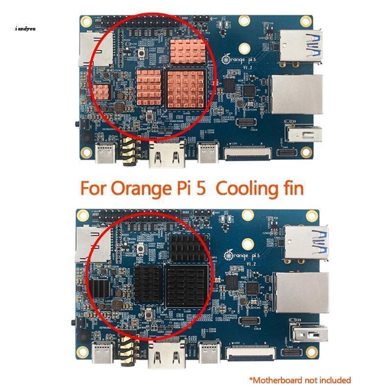 ✿ Miếng Đệm Tản Nhiệt Bằng Đồng / Nhôm Dành Cho Bảng Mạch Phát Triển OrangePi 5