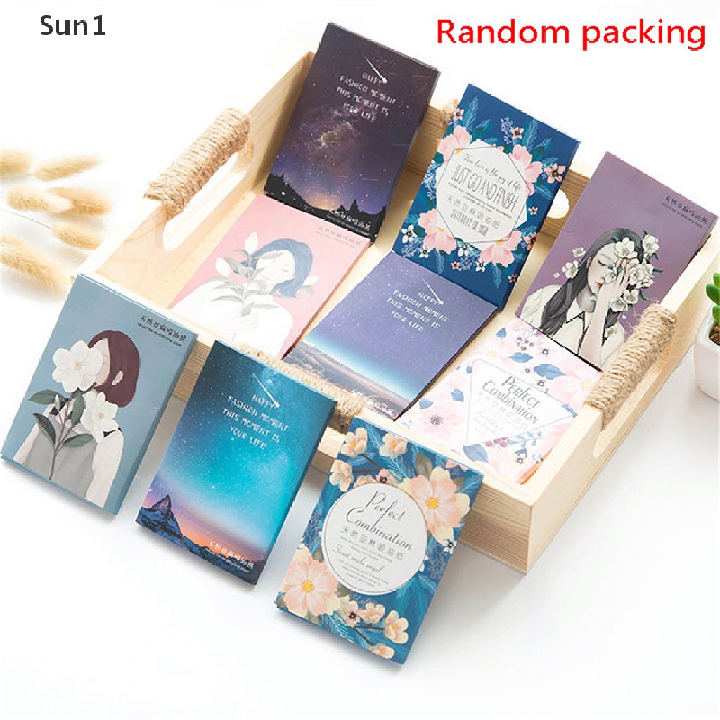 Set 100 Giấy Thấm Dầu Vệ Sinh Da Mặt Tiện Dụng