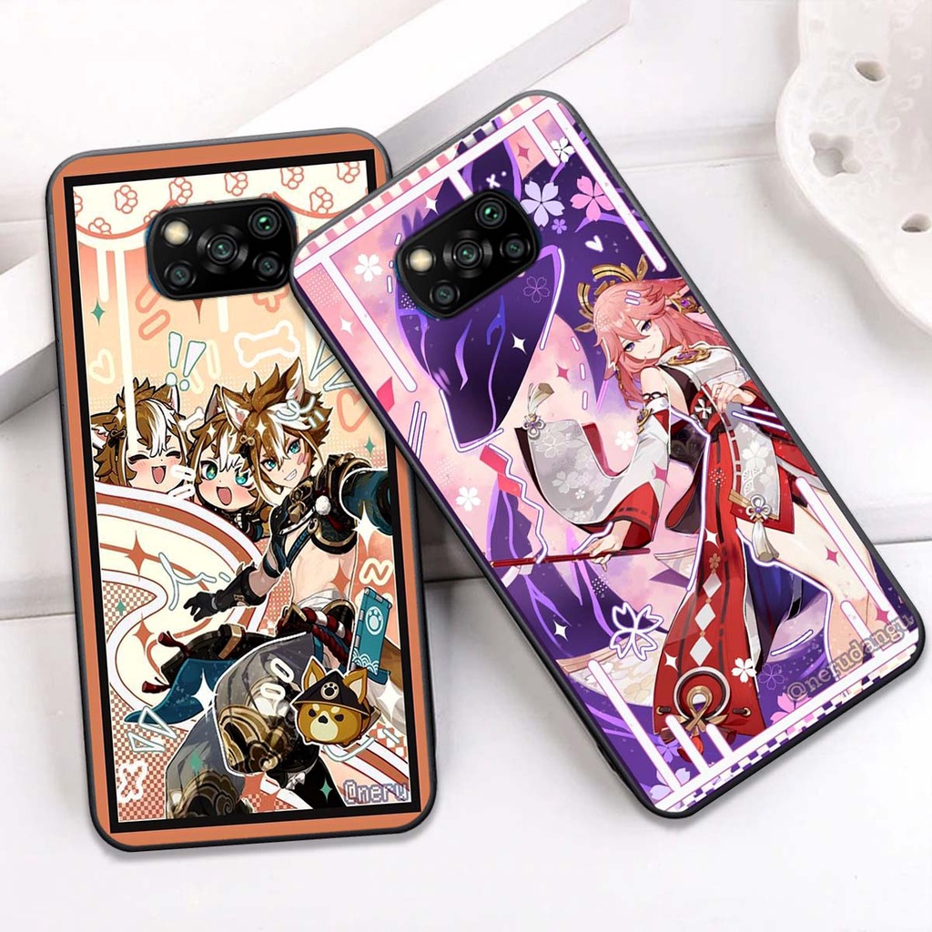 Ốp Xiaomi Poco X3 / Poco X3 Pro bộ hình anime siêu cute, siêu đáng yêu