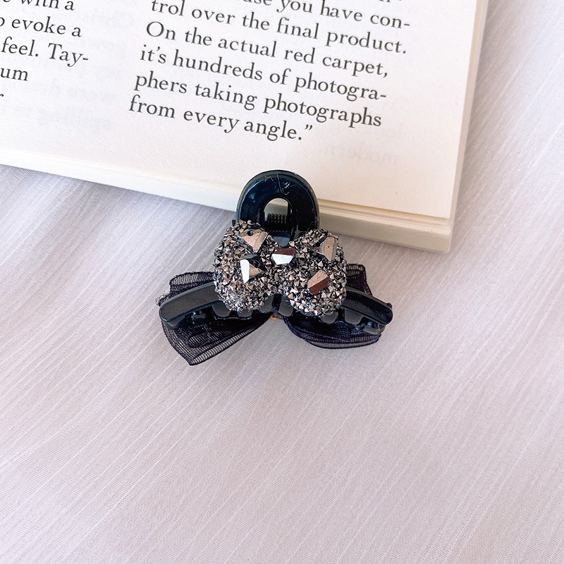 Kẹp 2 mặt mini nơ đá