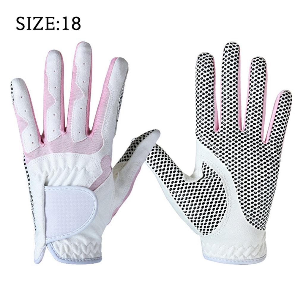 1 Đôi Găng Tay Chơi Golf Chống Trượt Vải Vi Sợi Co Giãn Thoáng Khí Cho Nữ