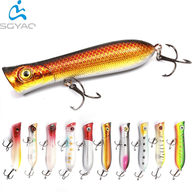 1 Mồi Câu Cá Nhân Tạo Bằng Nhựa Cứng 8cm / 12g