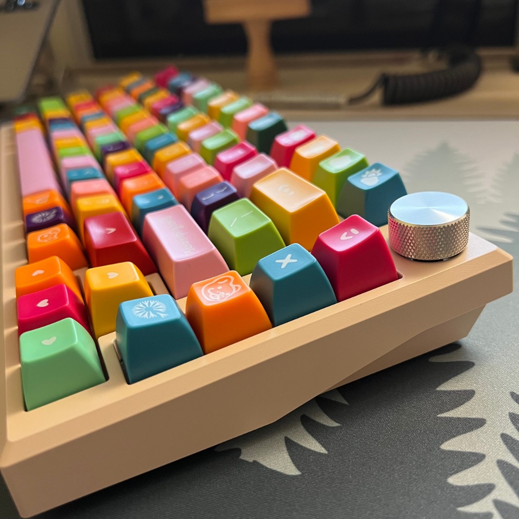 Bộ keycap SA Dandelion ABS tráng men tặng kèm novel | Nút bàn phím cơ | Profile SA