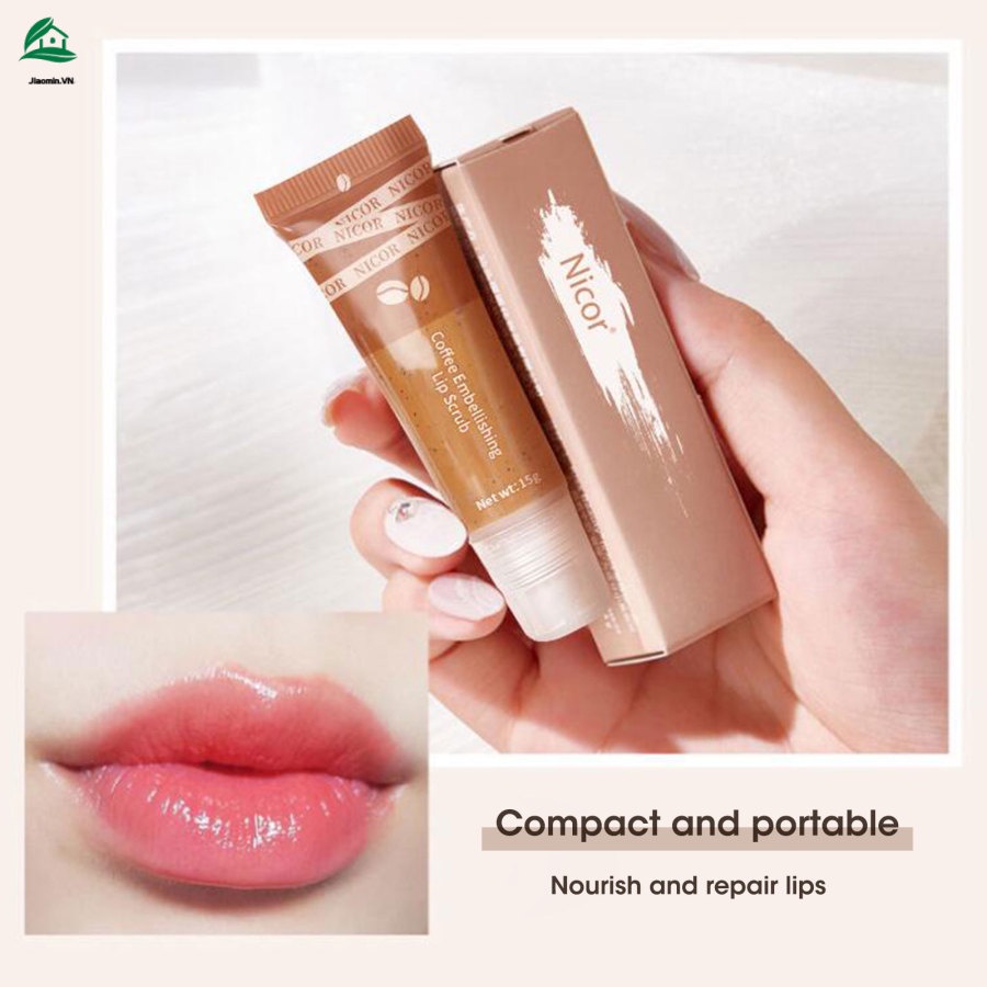 Mặt Nạ Môi Tẩy Tế Bào Chết Dưỡng Ẩm Chống Lão Hóa Làm Mờ Vân Môi 15g