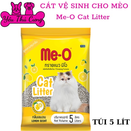 Cát vệ sinh vón cục Me-O 5L-YÊU THÚ CƯNG