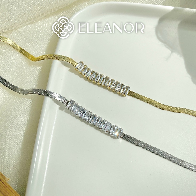 Lắc tay nữ Eleanor Accessories thiết kế đính đá độc đáo phụ kiện trang sức sang trọng cá tính