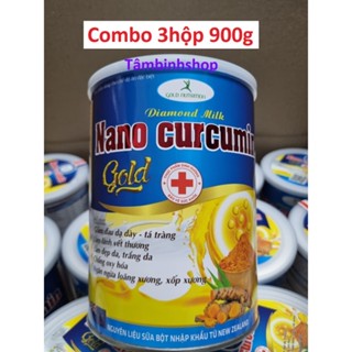 [Combo 3hộp 900g, HSD 2027] Sữa nghệ Nano Curcumin Gold.