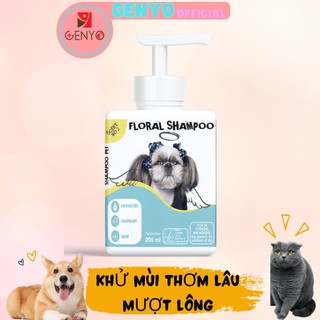 Sữa xả Chó Mèo Cao Cấp Siêu Thơm Floral shampoo 200ml