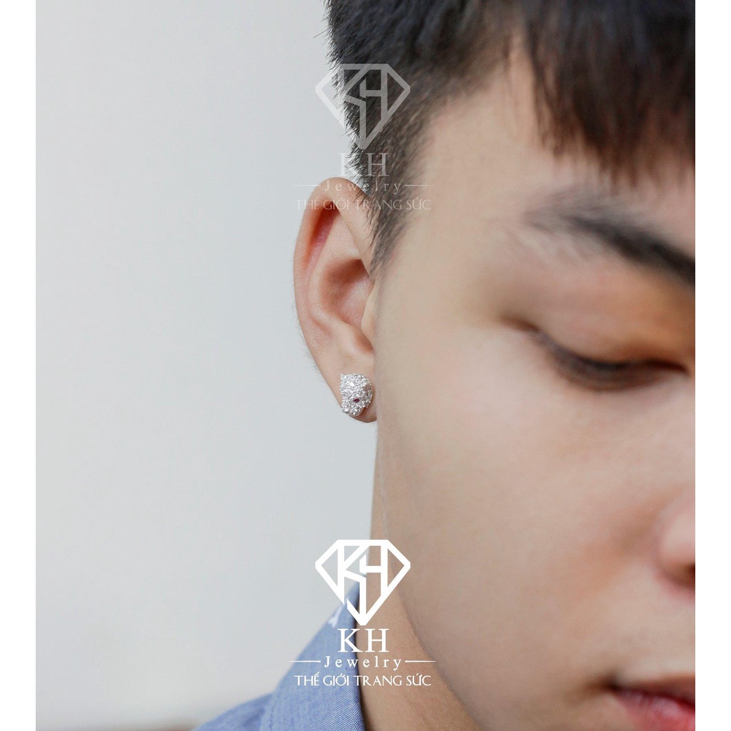 Khuyên Tai Đầu Con Hổ KHJER018
