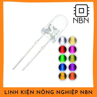 Gói 10 bóng LED trong 🔥 siêu sáng phi 5mm🔥 các loại ánh sáng màu