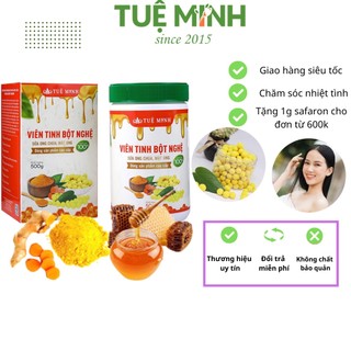 Viên tinh bột nghệ mật ong nguyên chất Tuệ Minh đầy đủ kiểm nghiệm 1kg