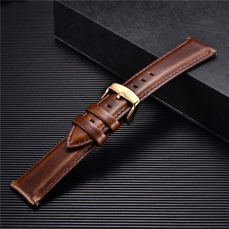 Dây Đeo Cổ Tay Bằng Da Thật Tháo Lắp Nhanh Cho HUAWEI WATCH 3 Pro GT3 Pro GT2 GT 2 46mm 42mm