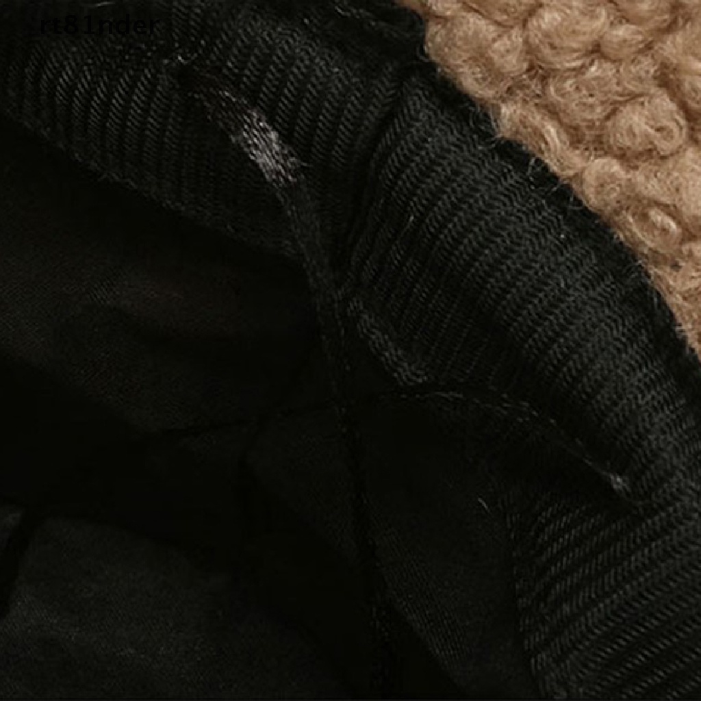 Nón Bucket Chất Liệu Nhung Phối Lông Giả Ấm Áp Thời Trang Mùa Đông Cho Nữ