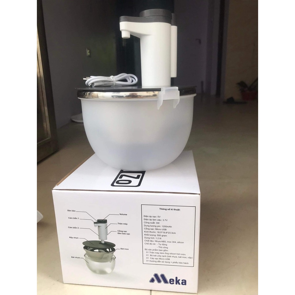 Máy rót rượu tự động cảm ứng thông minh hãng MEKA TECH