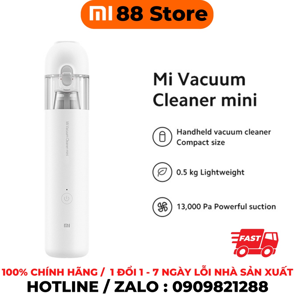 Máy Hút Bụi Cầm Tay Không Dây Xiaomi Mijia Mi Vacuum Cleaner Mini SSXCQ01XY CHÍNH HÃNG FullBox Hút bụi ôtô sofa laptop..
