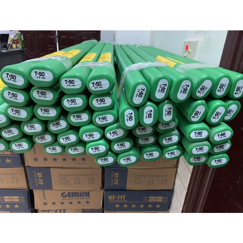 Que hàn tig sắt T50 kiswel Hàn Quốc combo 5kg