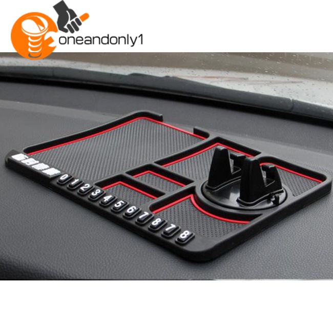 Thảm Cao Su Chống Trượt Để Điện Thoại Gắn Bảng Điều Khiển Xe Hơi