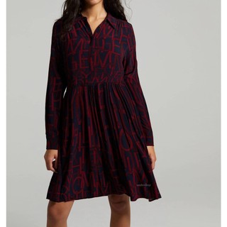 ĐẦM T.0MMY W0MENS RED FIT AND FLARE