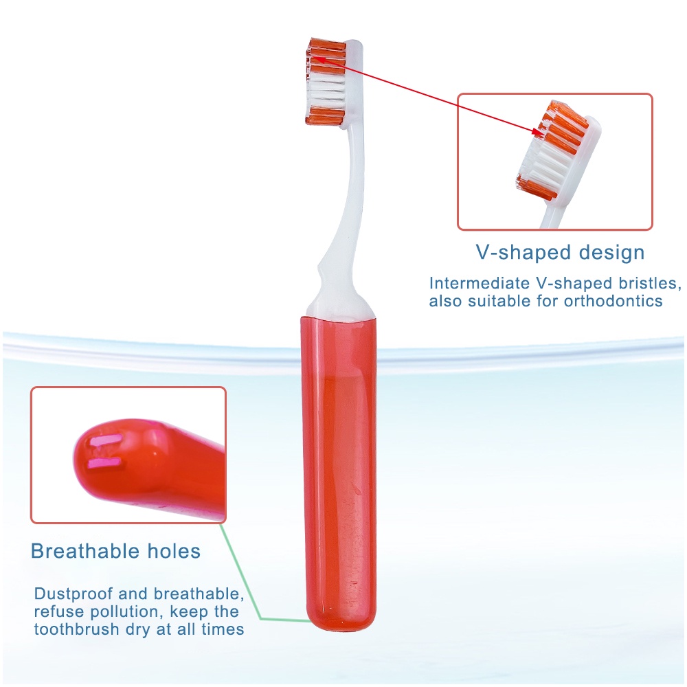 Bàn Chải Đánh Răng Chỉnh Hình Du Lịch Tiện Dụng