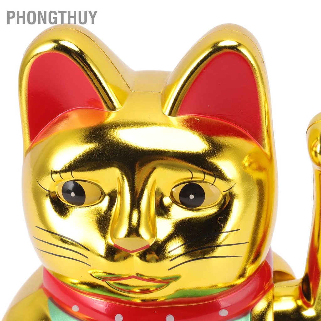 Mèo Thần Tài Vẫy Tay Chạy Bằng Pin Mang Lại May Mắn Tài Lộc Cho Gia đình Nhà Hàng Khách Sạn