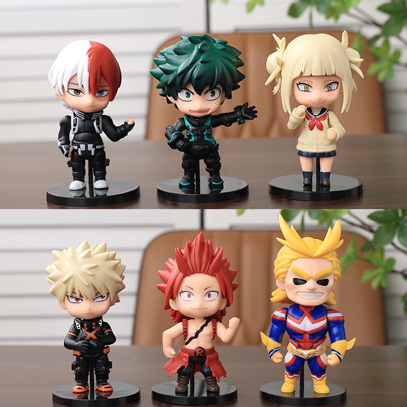 Mô Hình Học Viện Siêu Anh Hùng 6 nhân vật Deku , All Might ,Todoroki Shoto ,Bakugo Katsuki figure my hero academia